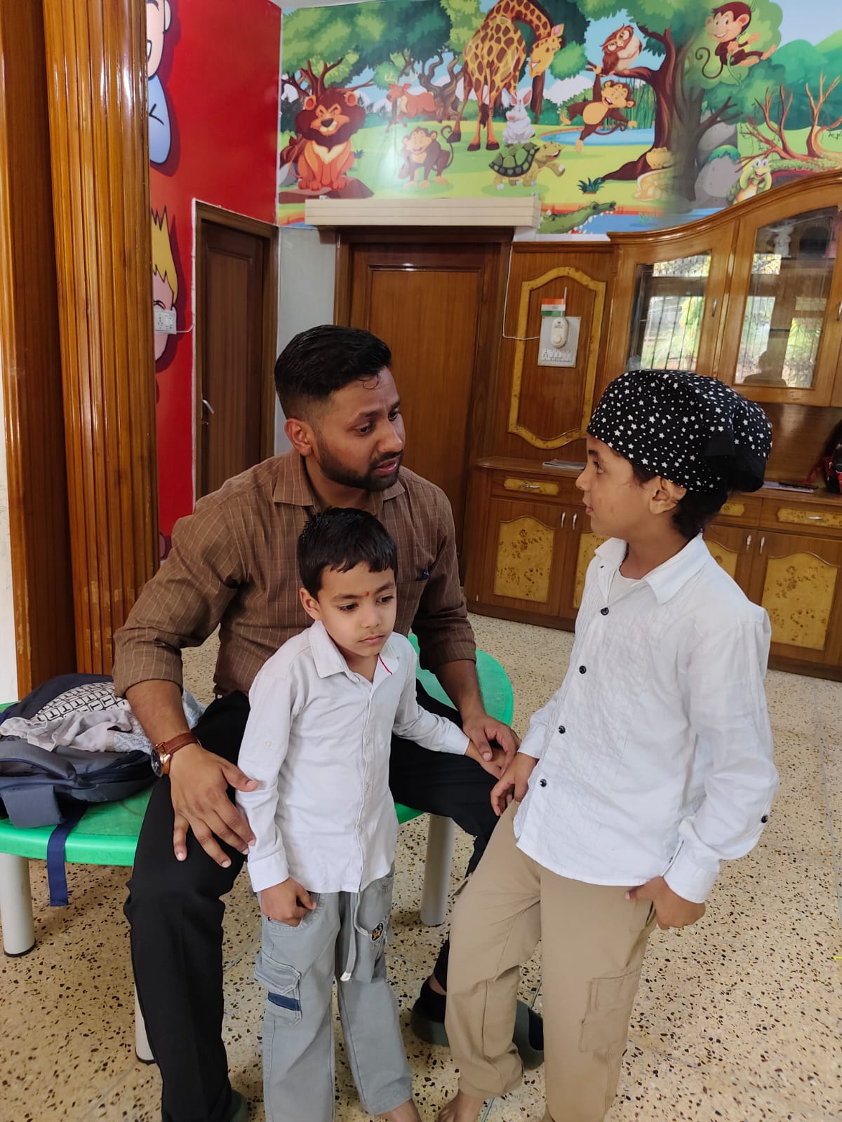 Children enjoying the therapy center