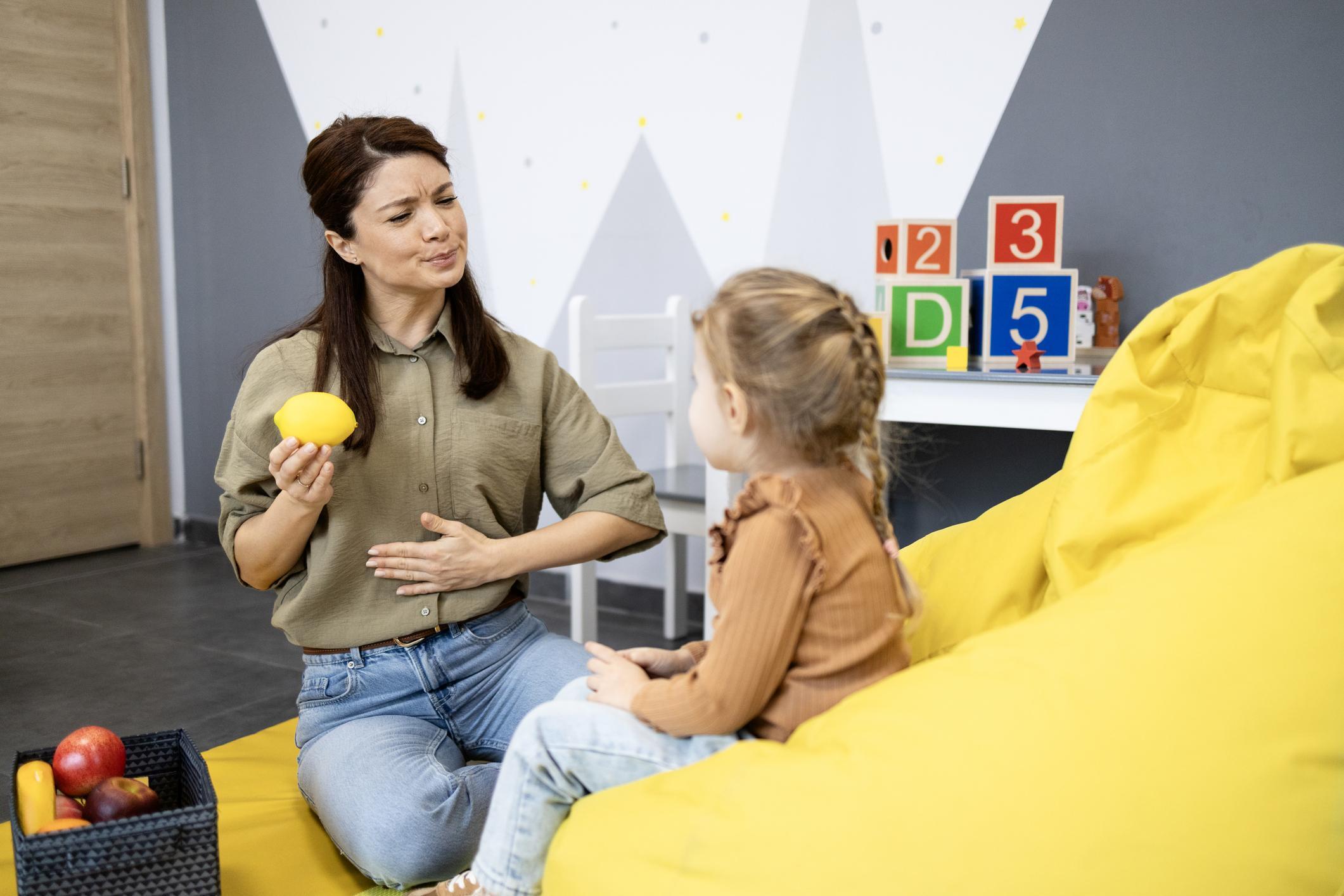 Occupational therapy session